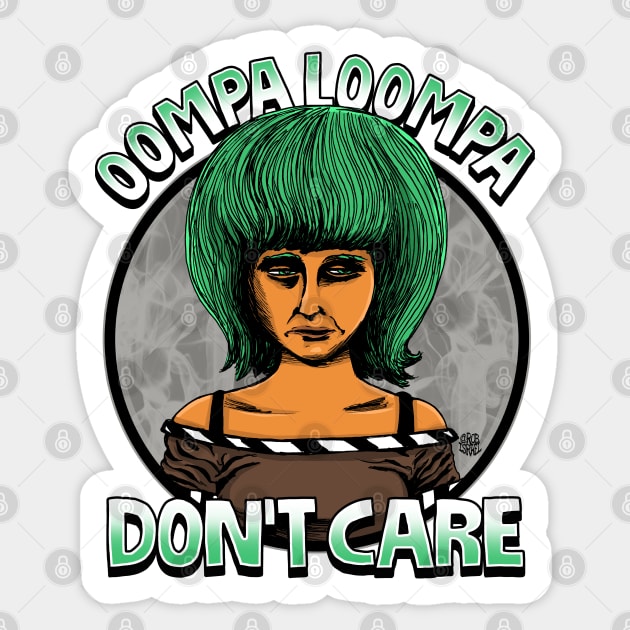 Don't Care Sticker by Robisrael